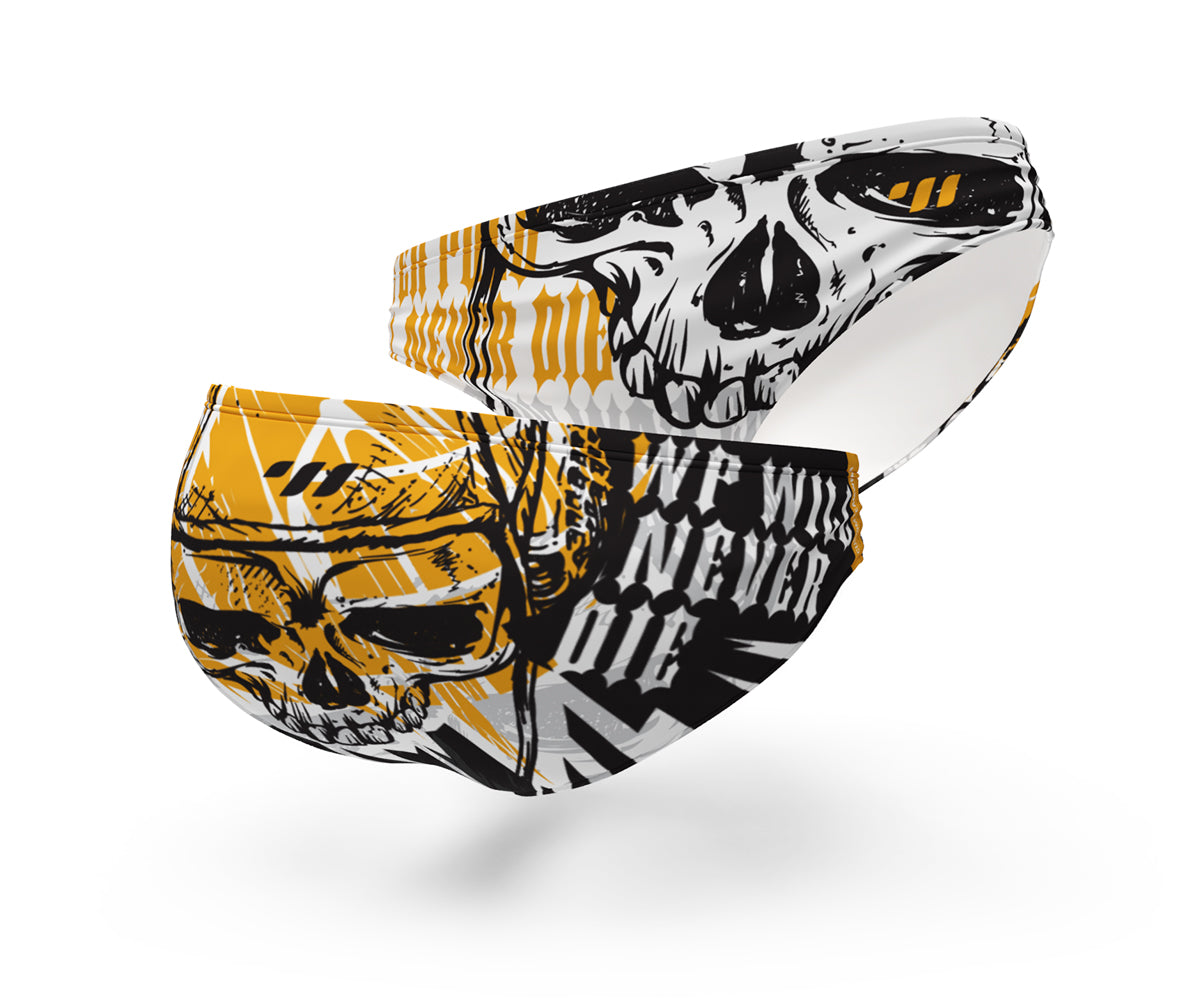 WP WILL NEVER DIE - Skull<br> Gold