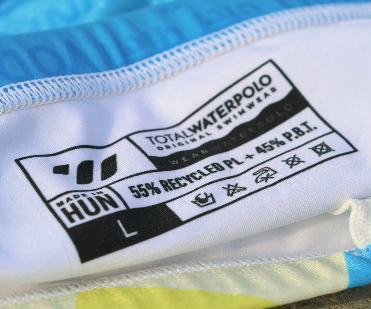 Waterpolo Everywhere <br> Cyan / Lime | RePOOL™