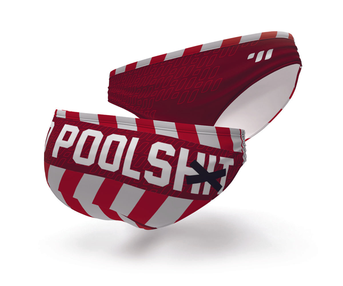 NO POOLSHIT<br> Red & White | RePOOL™