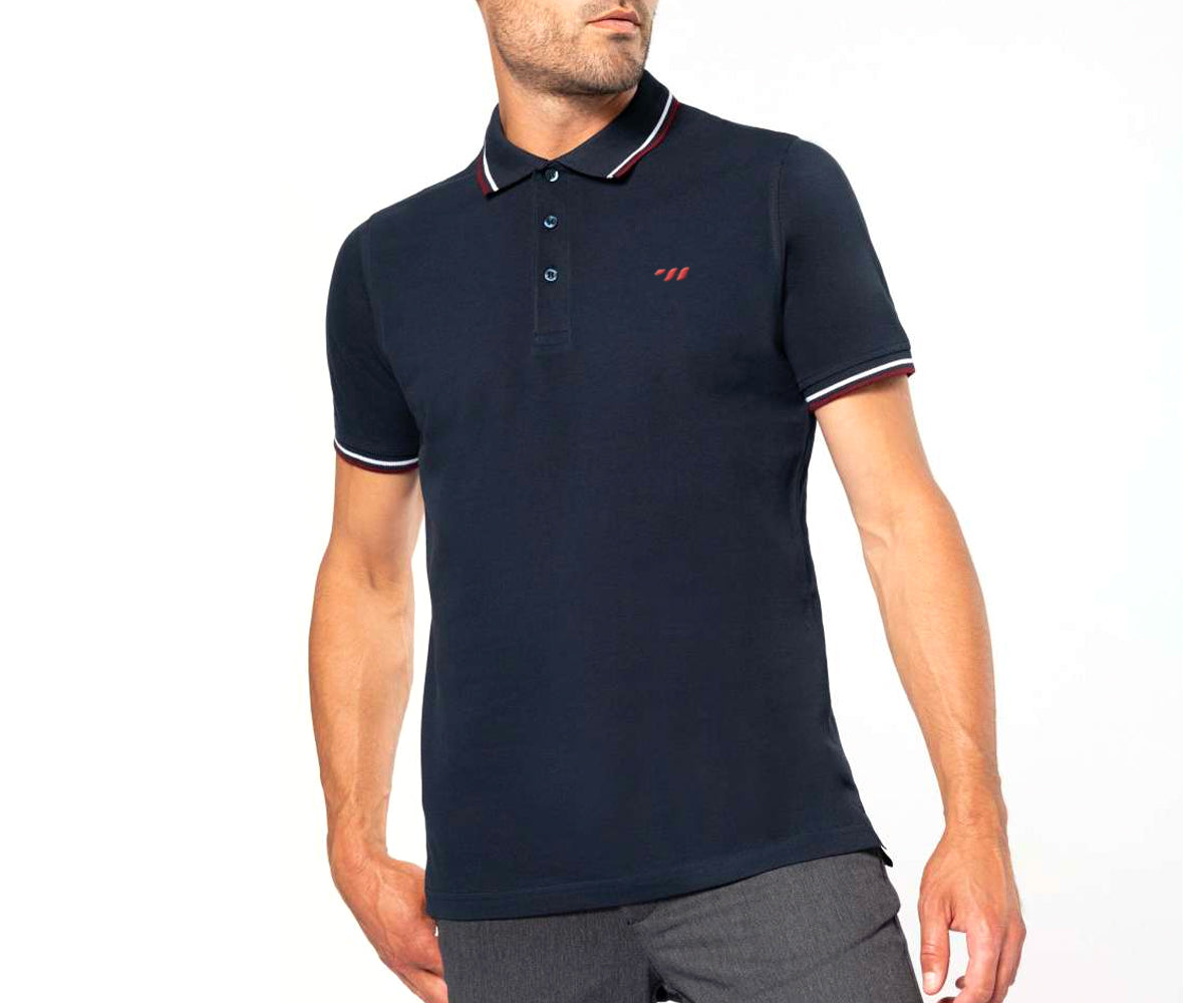 TW Polo Tipped | Men's Polo - Navy