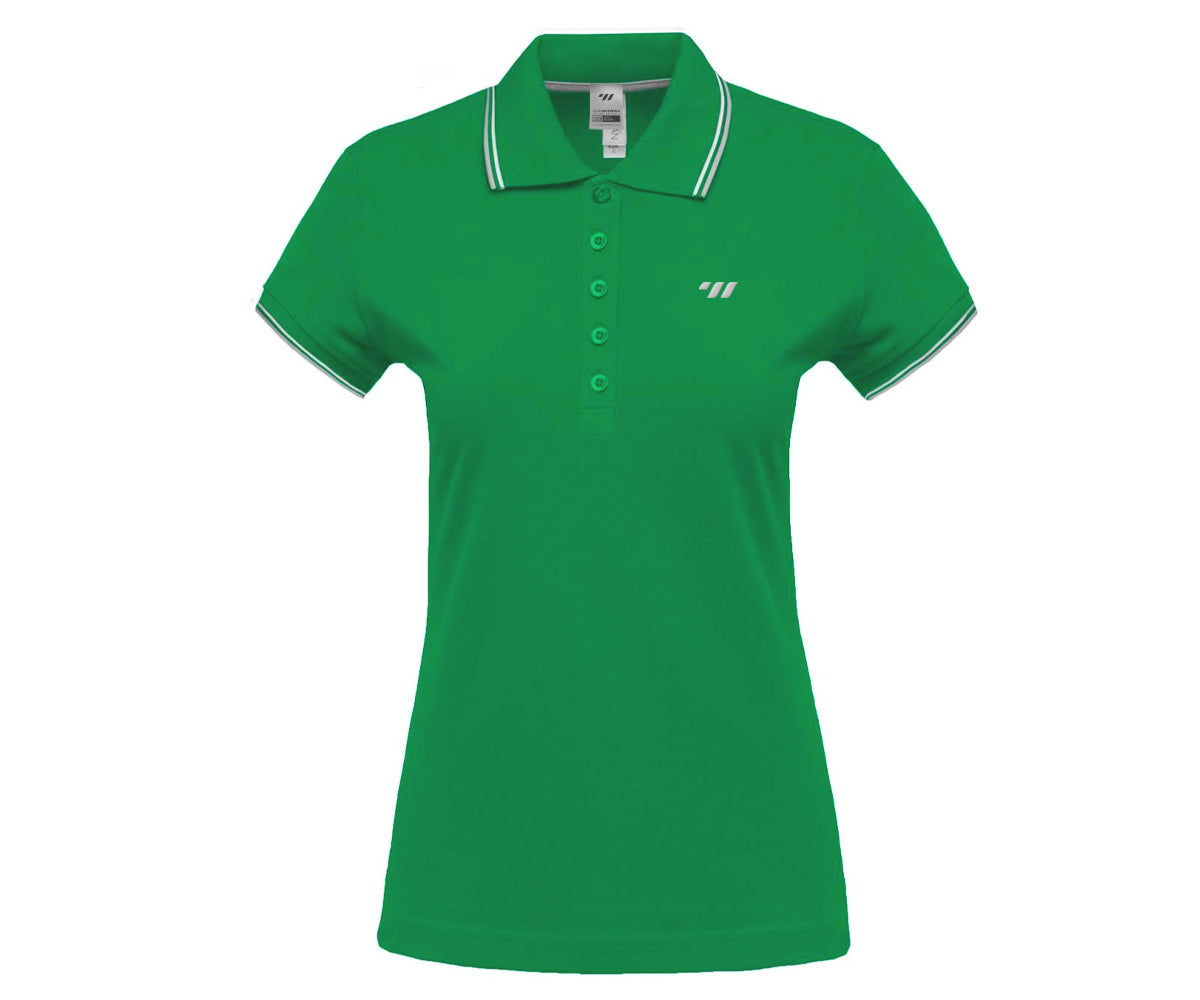 TW Polo Tipped | Women's Polo - Green