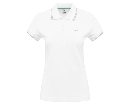 TW Polo Tipped | Women's Polo - White