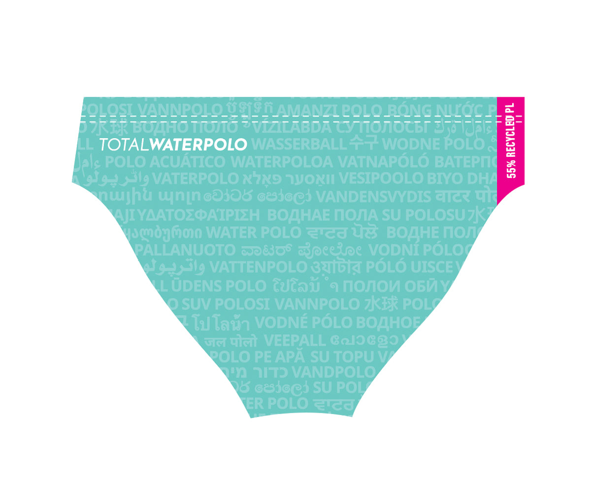 Waterpolo Everywhere <br> Teal / Pink | RePOOL™