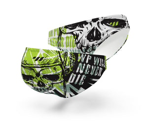 WP WILL NEVER DIE - Skull<br> Green