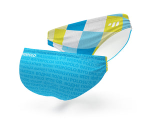 Waterpolo Everywhere <br> Cyan / Lime | RePOOL™