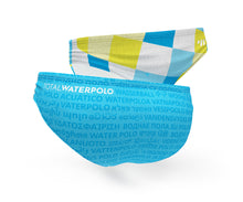 Load image into Gallery viewer, Waterpolo Everywhere &lt;br&gt; Cyan / Lime | RePOOL™
