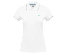 Load image into Gallery viewer, TW Polo Tipped | Women&#39;s Polo - White
