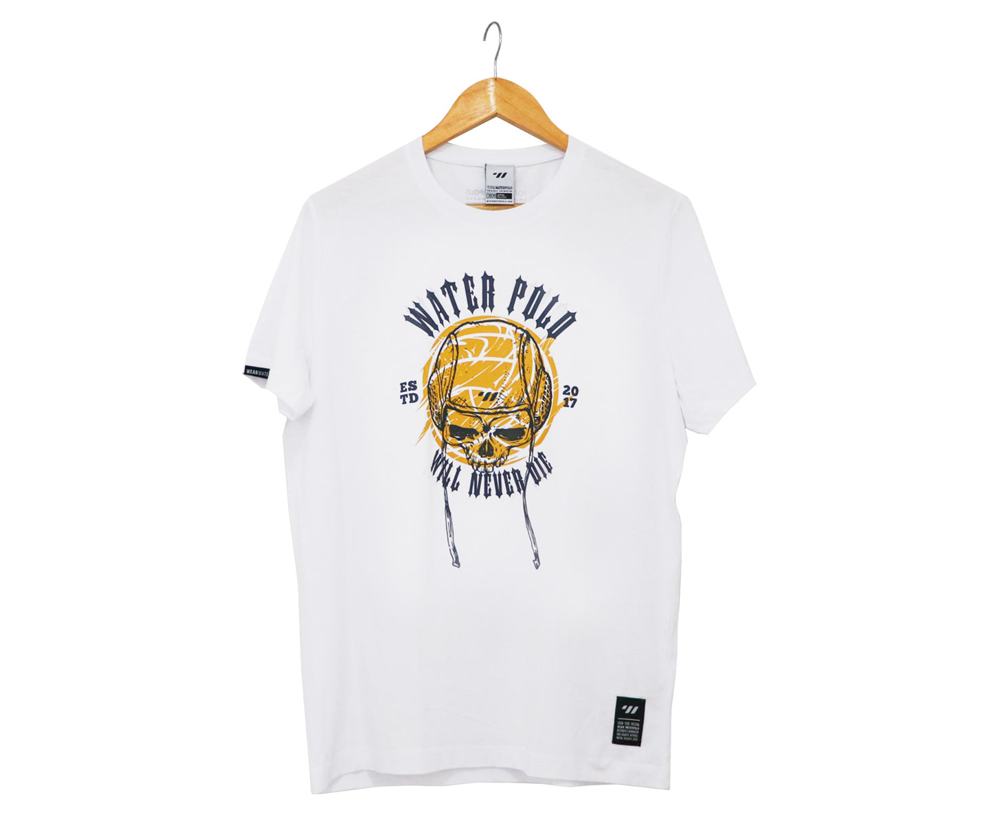 WP WILL NEVER DIE - Skull / White | T-Shirt