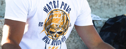 WP WILL NEVER DIE - Skull / White | T-Shirt
